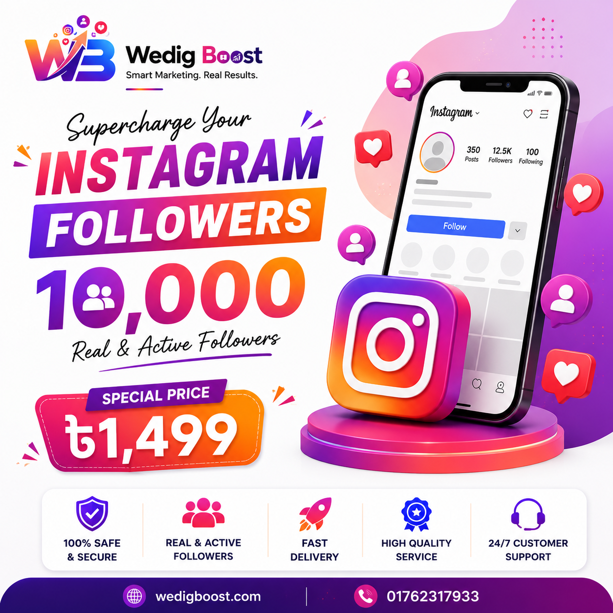 10,000 Instagram Followers