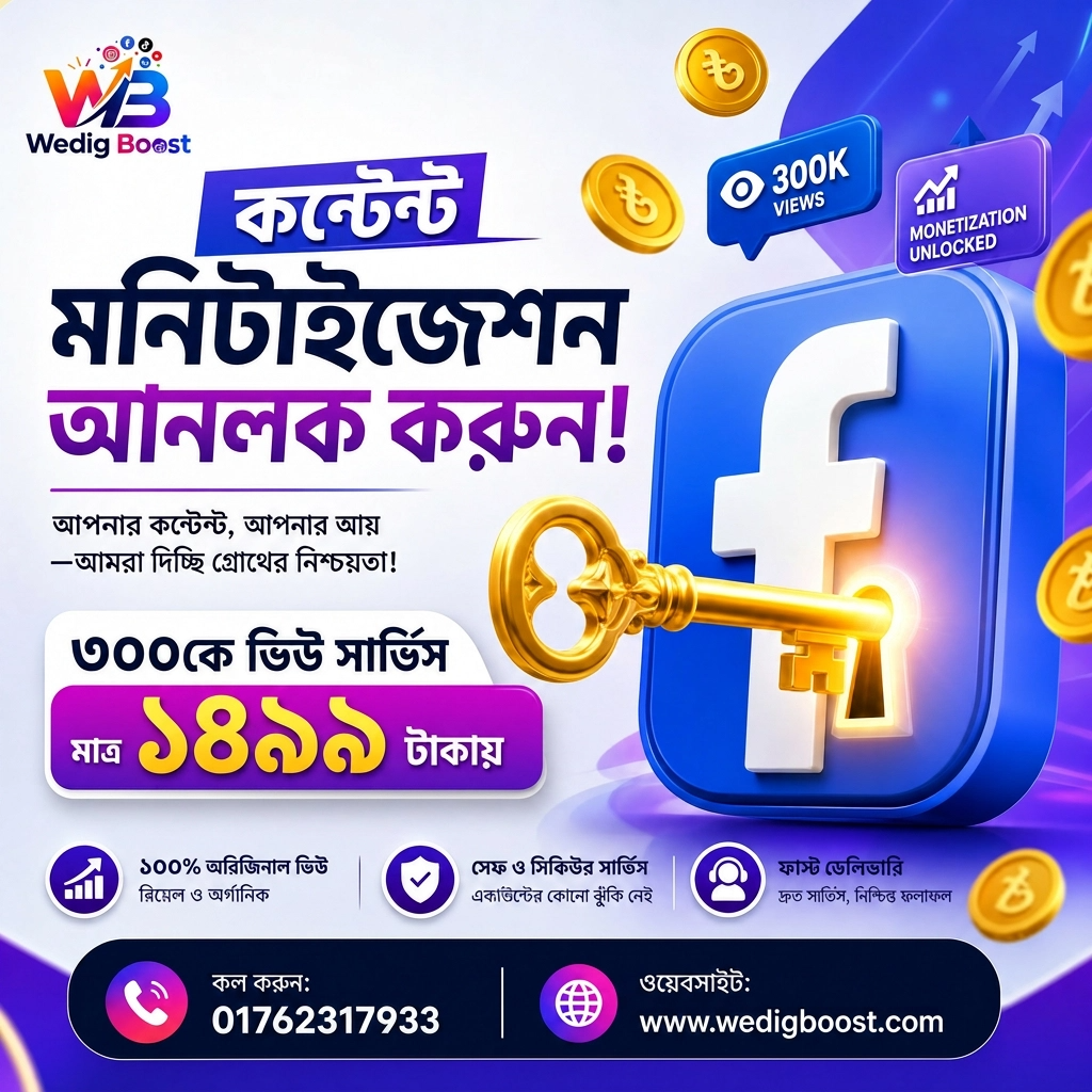 300k Facebook View For Content Monetization Unlock